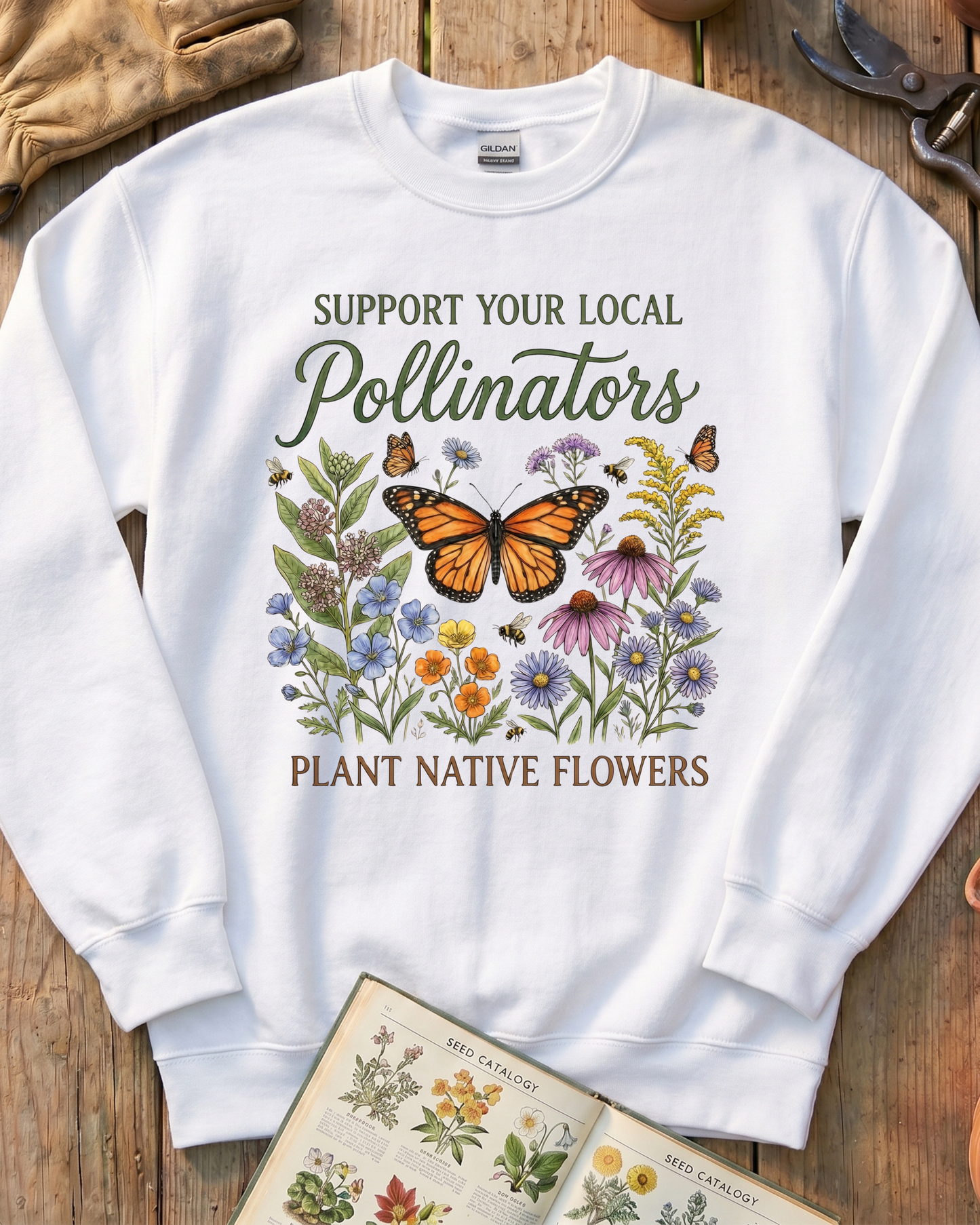 Support Your Local Pollinators Sweatshirt
