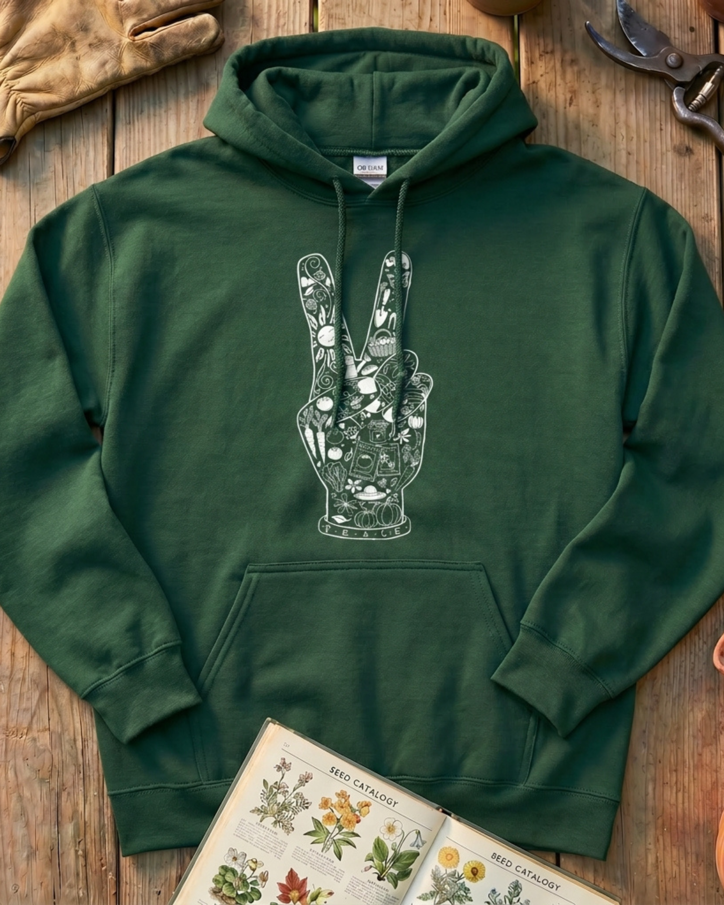 Gardening Rock Hoodie