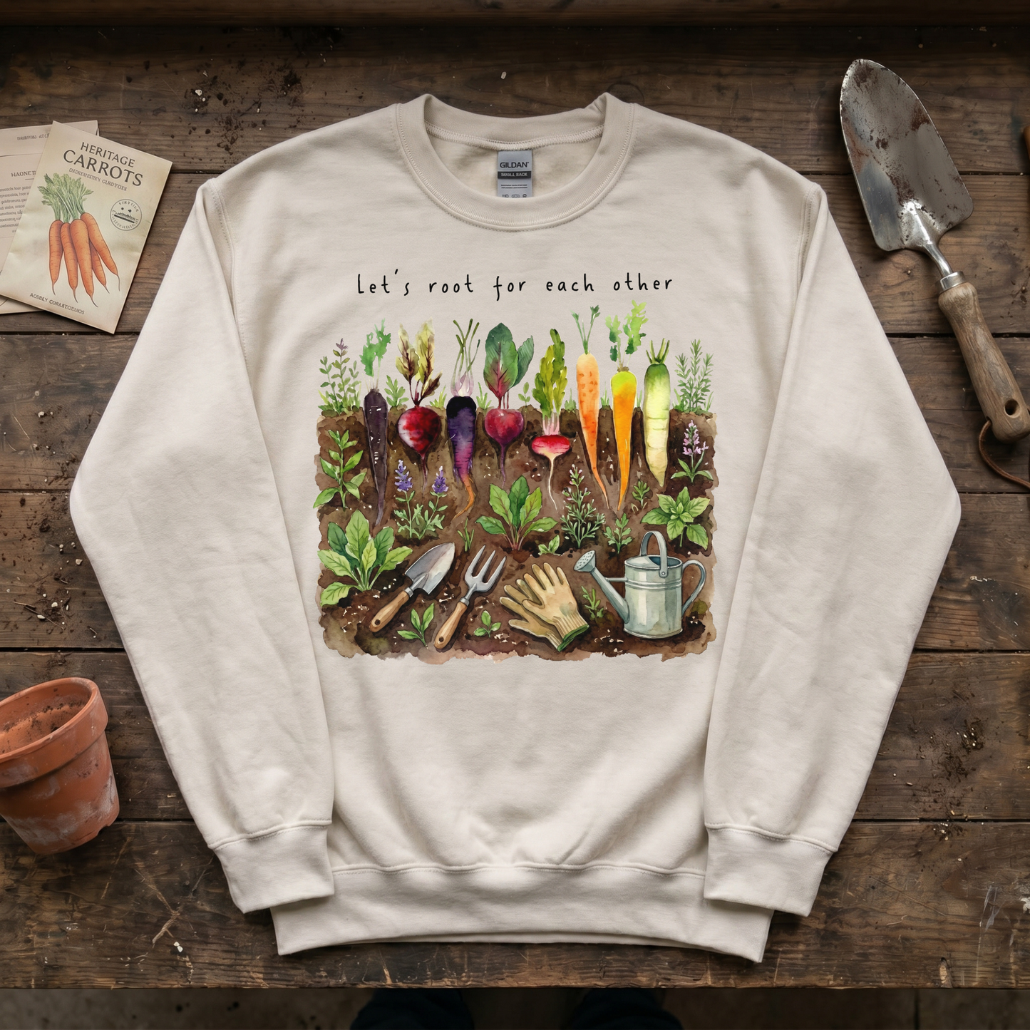 Let's Root For Each Other Sweatshirt