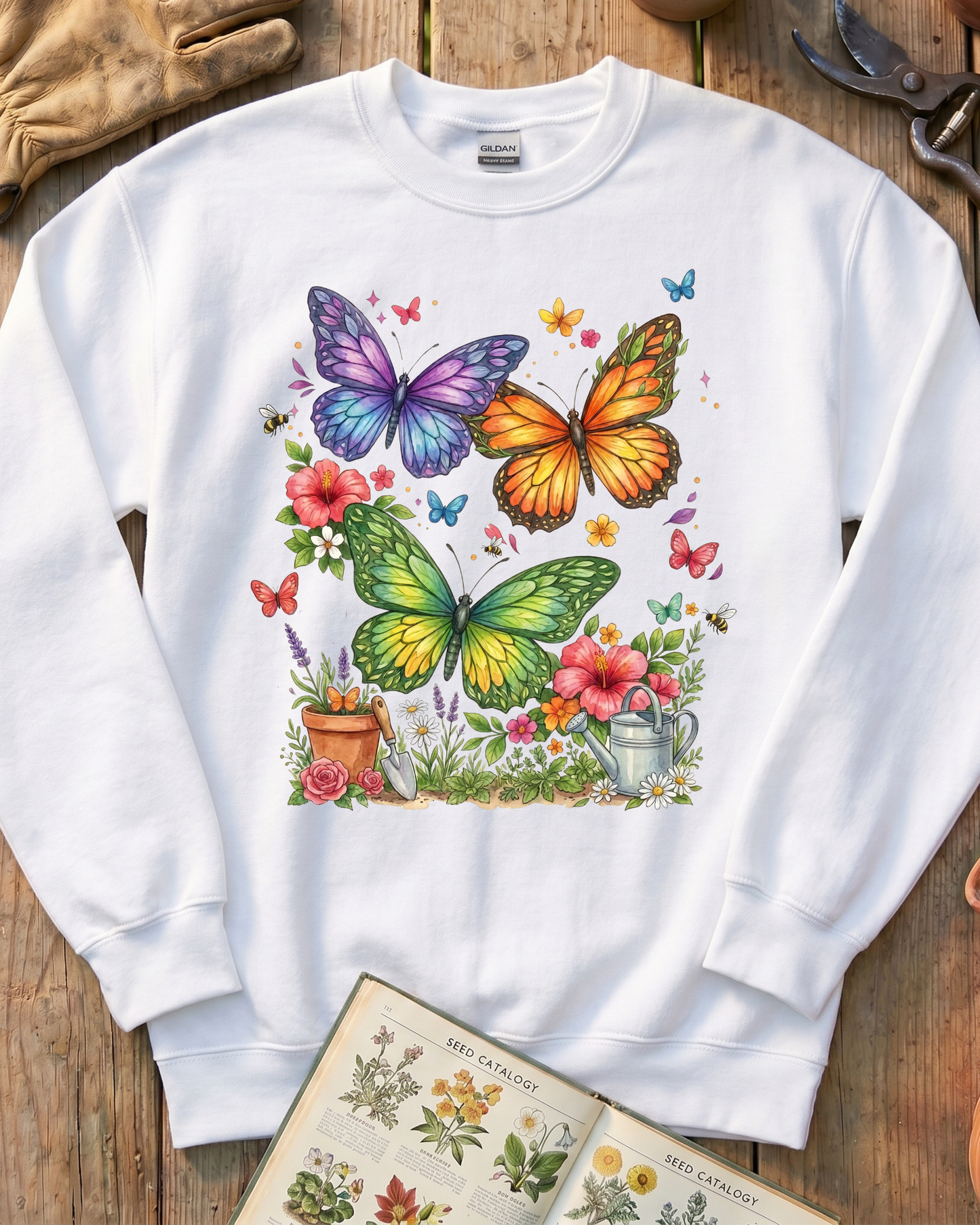 Butterfly Summer Sweatshirt