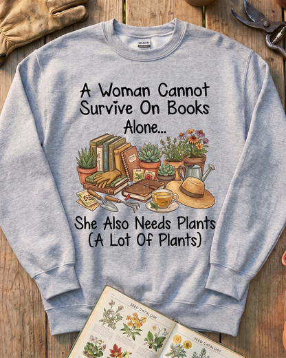Vintage Botanical Wildflower Native Plants Sweatshirt