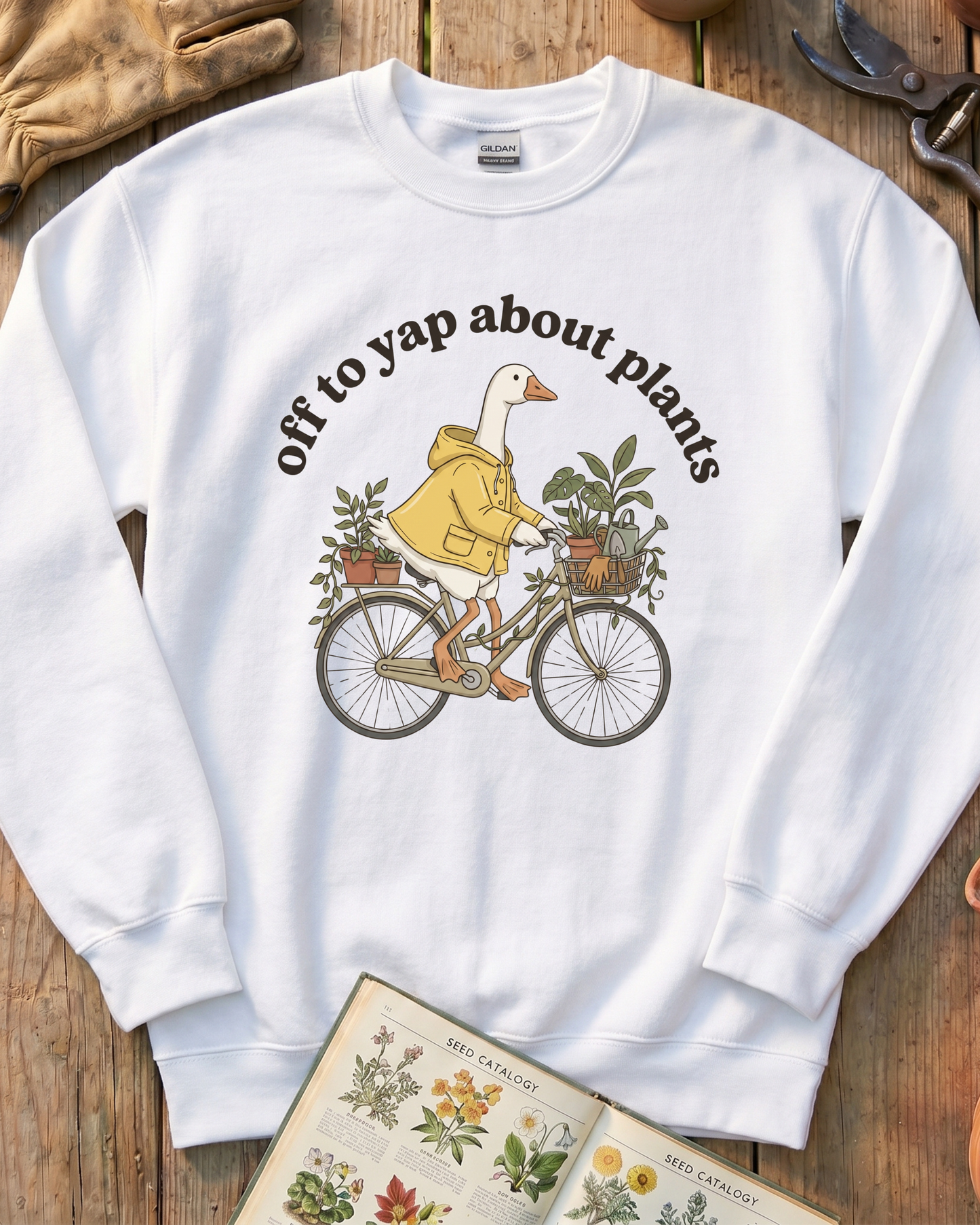 Off To Yap About Plants Sweatshirt