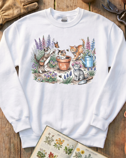 90s Cat Gardeners Sweatshirt