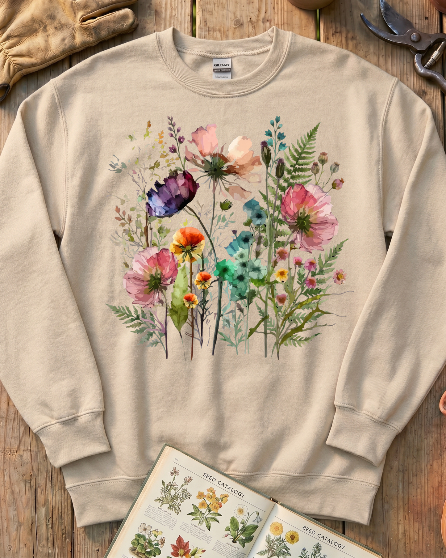 Soft Meadow Bloom Sweatshirt