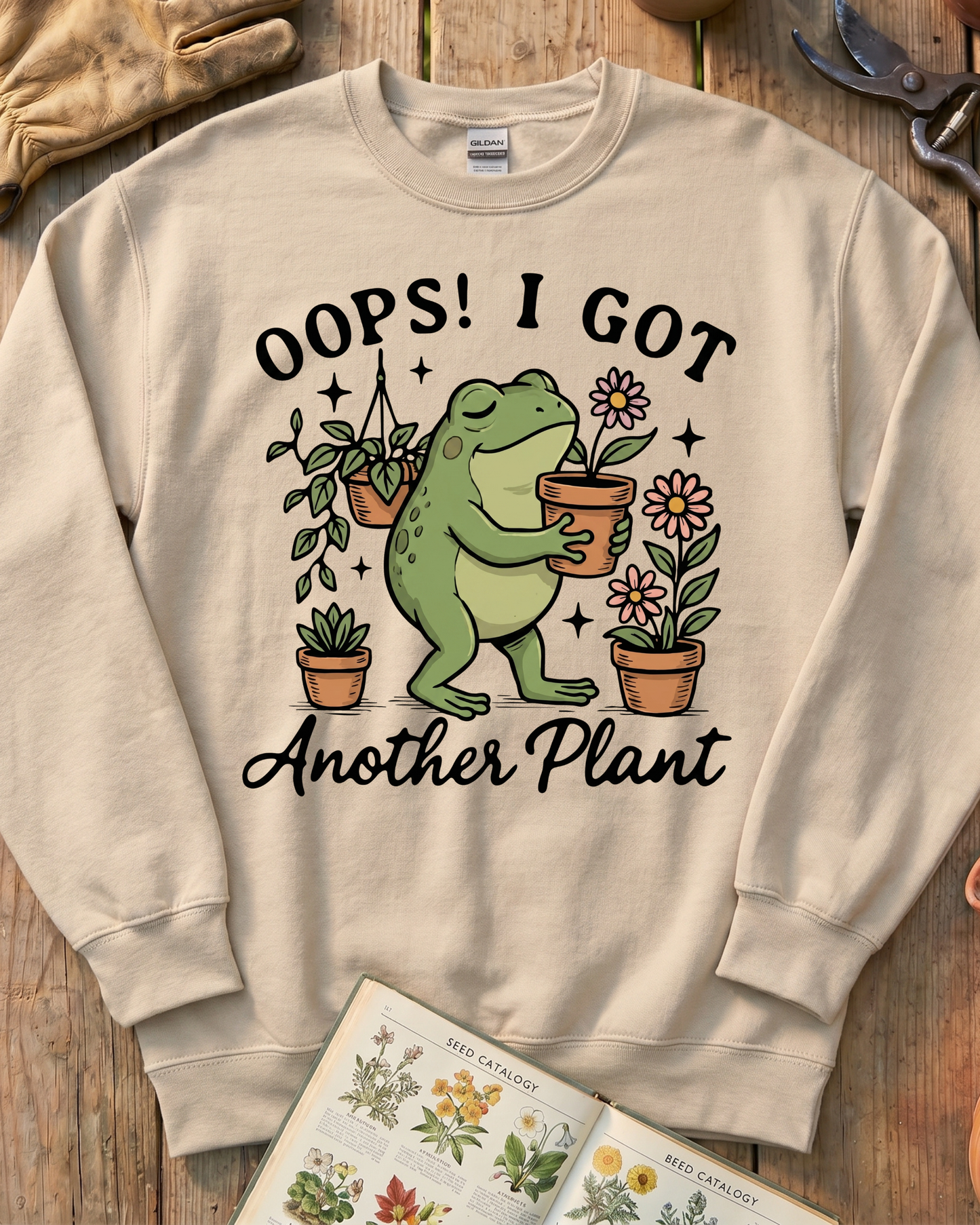 Frog Plant Lover Sweatshirt