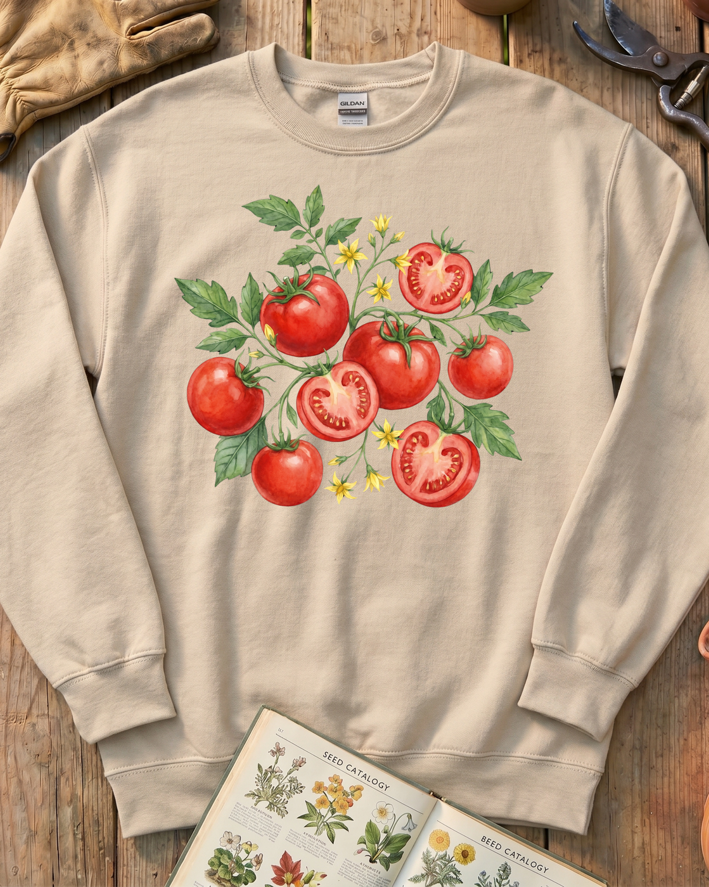 Heirloom Tomato Bloom Sweatshirt