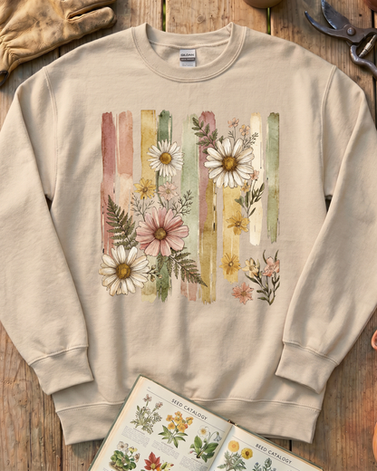 Soft Wildflower Bloom Sweatshirt