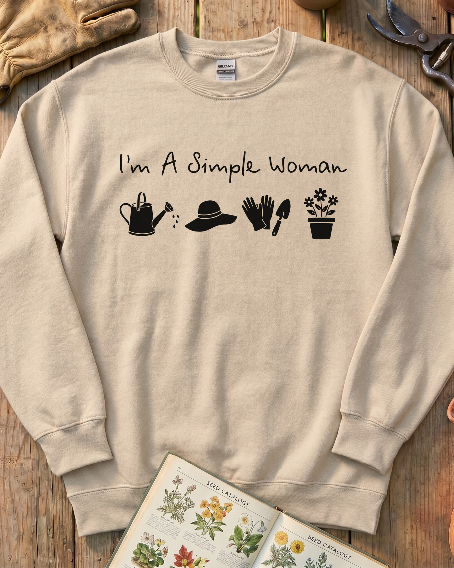 Simple Woman Garden Sweatshirt