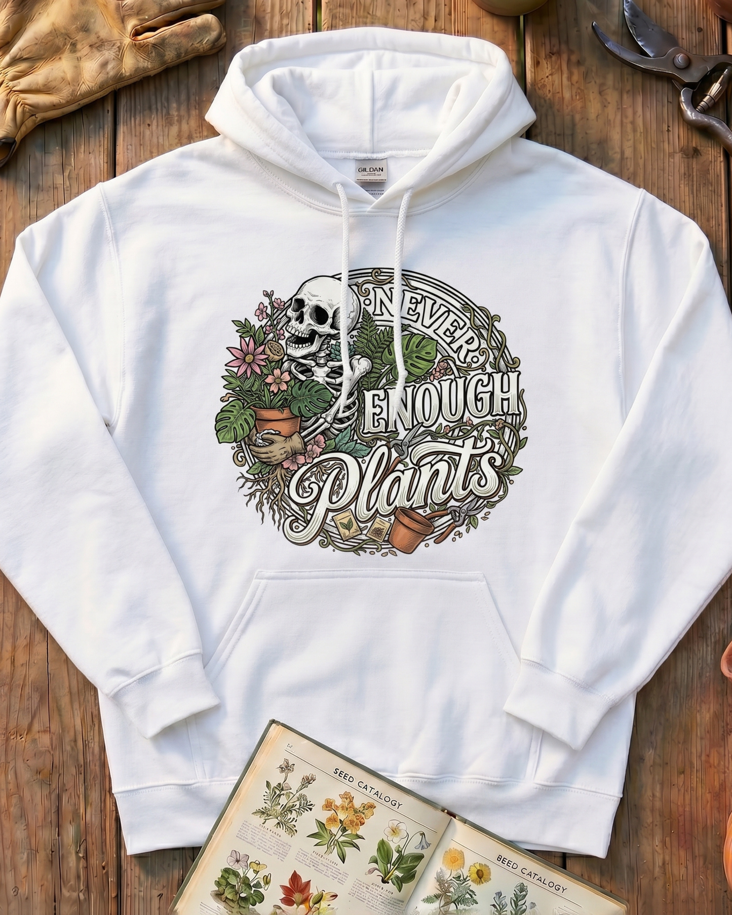 Never Enough Plants Tee Hoodie