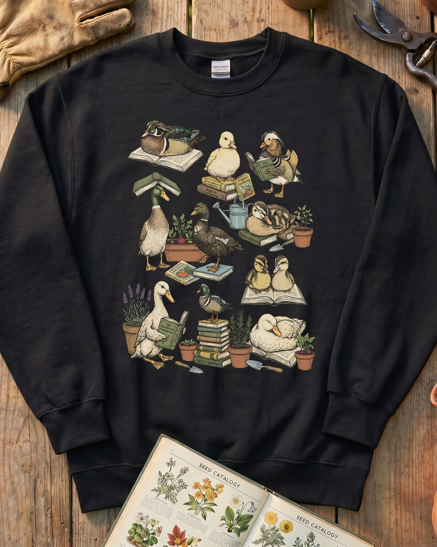Cute Duck Garden Lover Sweatshirt