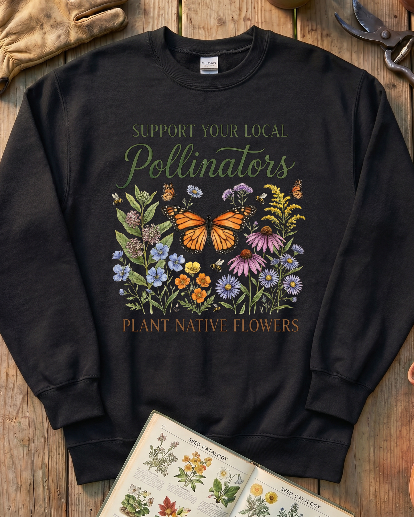 Support Your Local Pollinators Sweatshirt