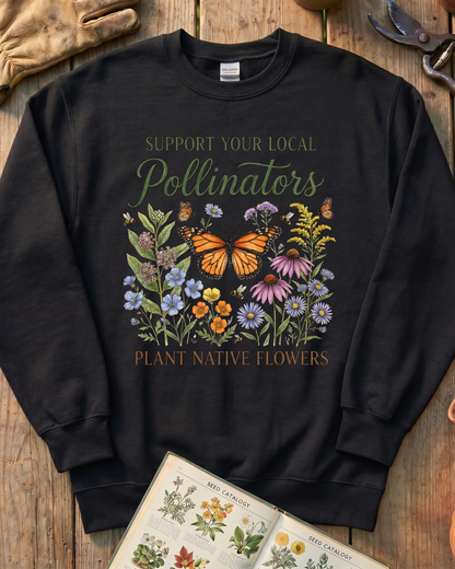Support Your Local Pollinators Sweatshirt