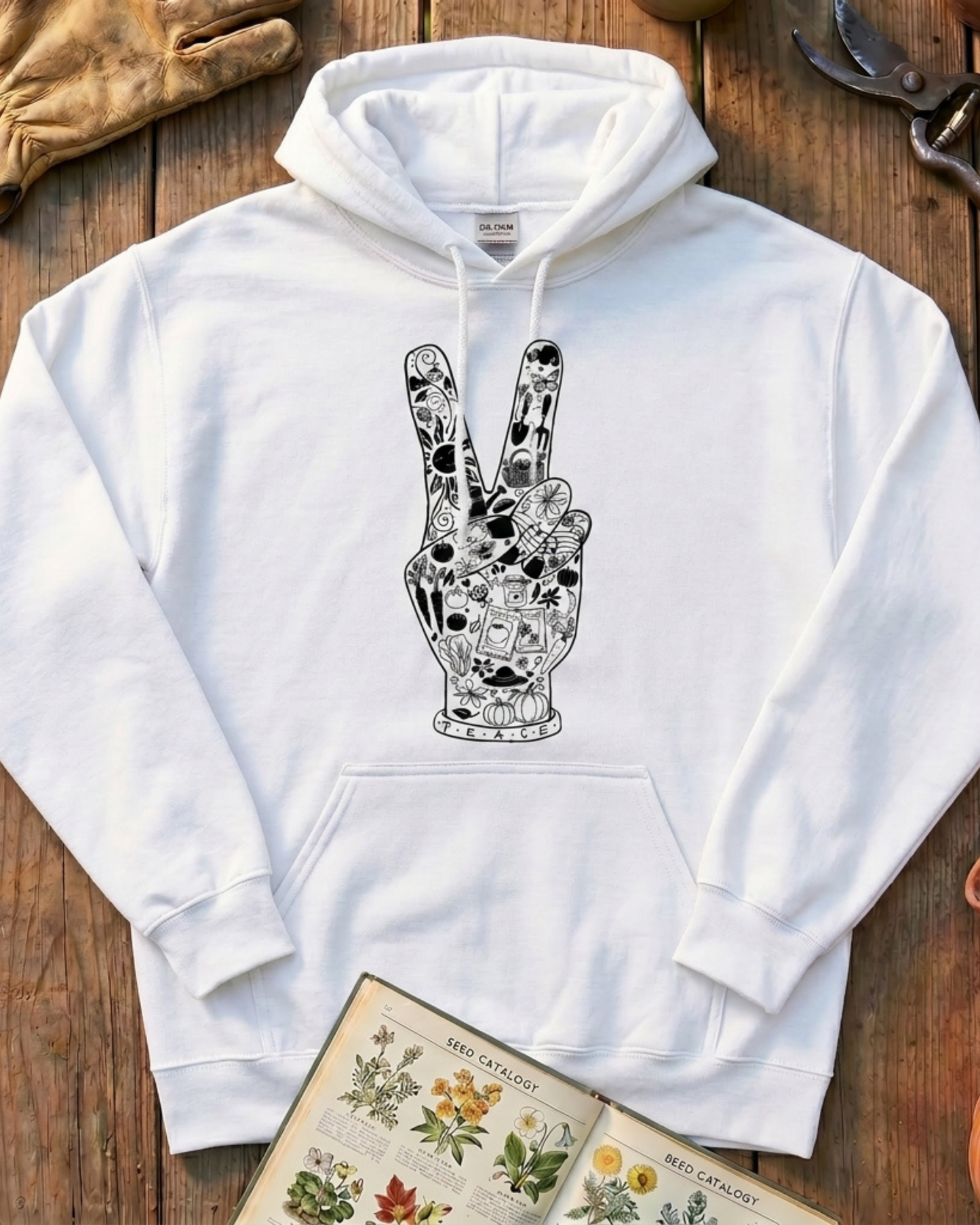 Gardening Rock Hoodie