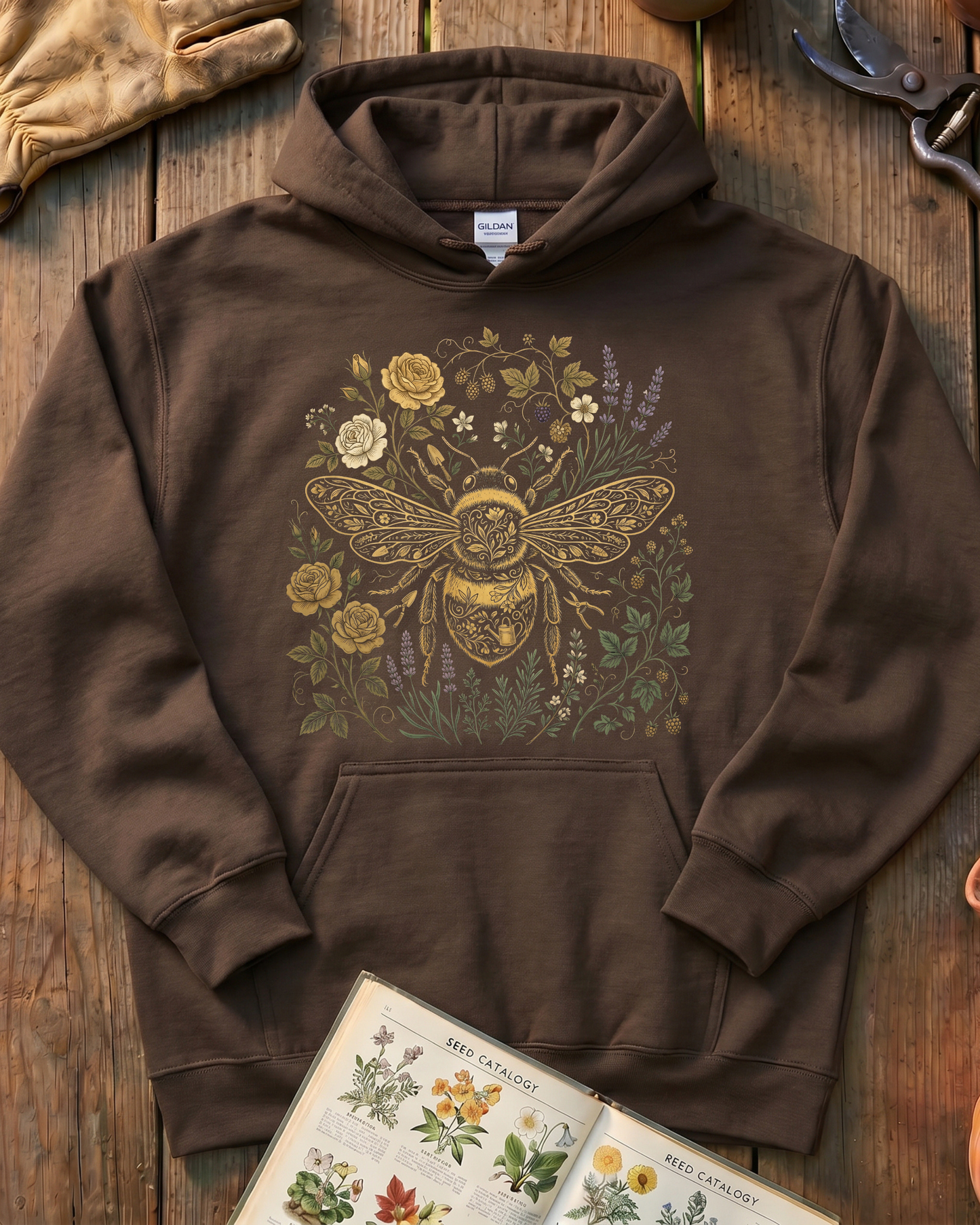 Bee Flower Hoodie