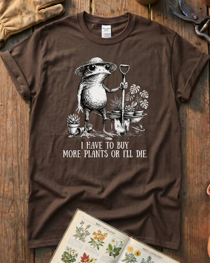 Funny Frog Plant Lover T-Shirt