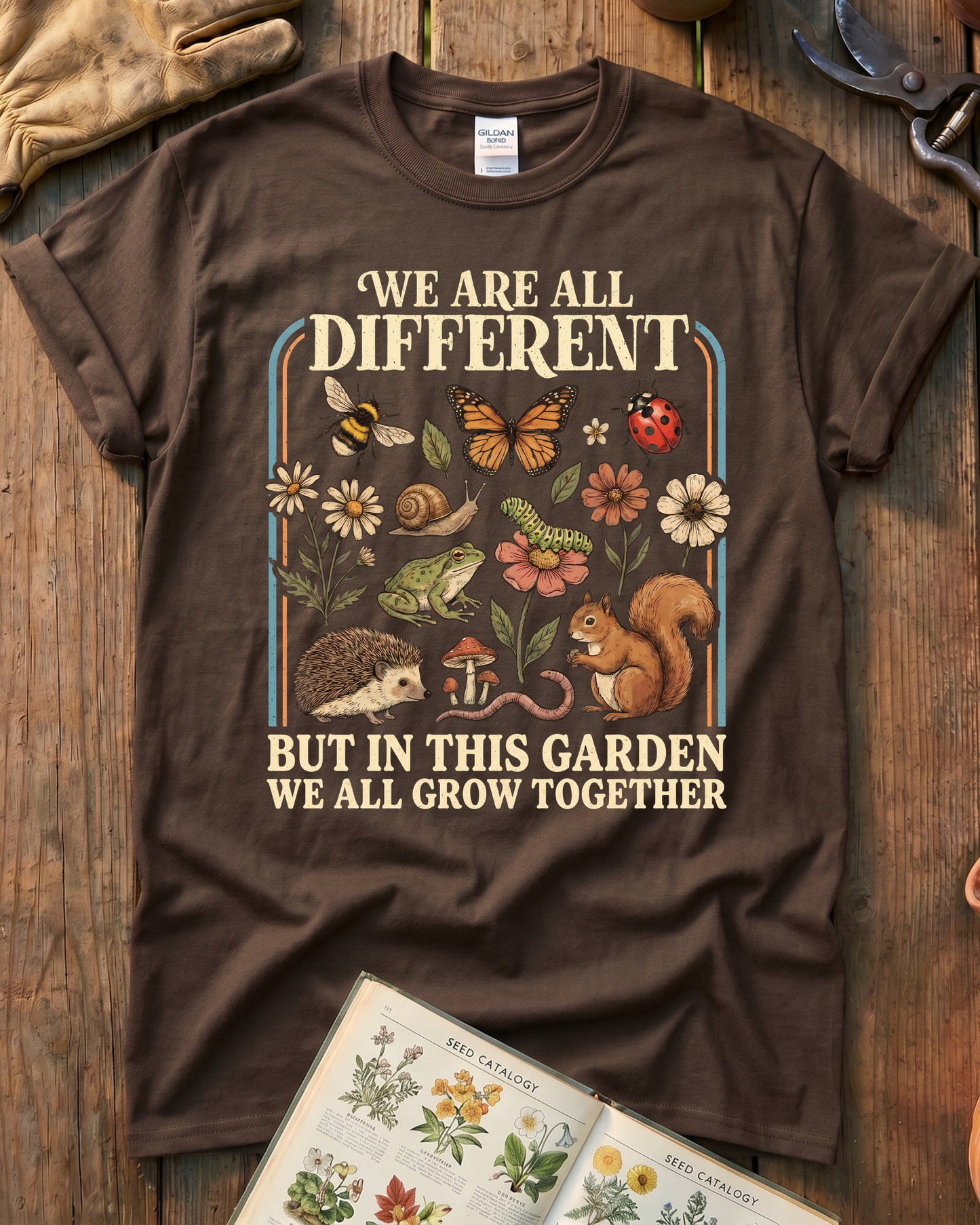 Grow Together Retro Garden T-Shirt