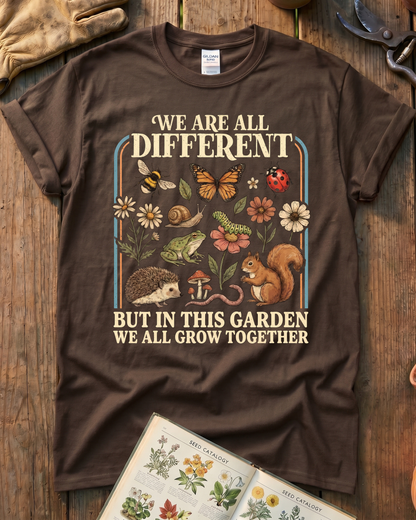 Grow Together Retro Garden T-Shirt