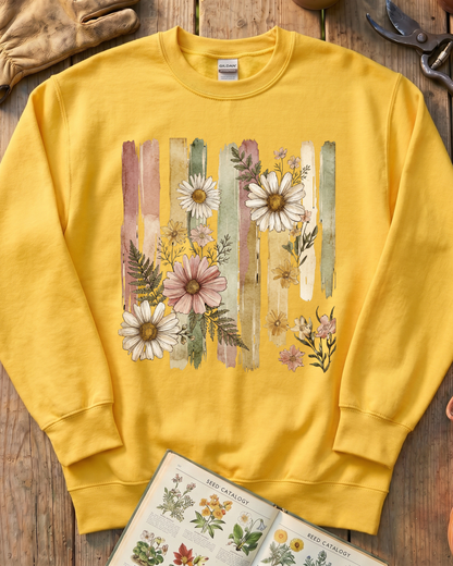Soft Wildflower Bloom Sweatshirt
