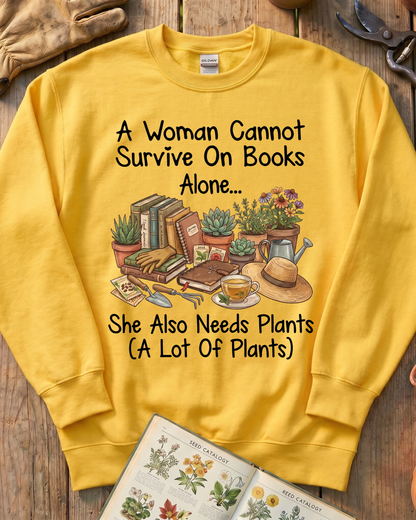 Vintage Botanical Wildflower Native Plants Sweatshirt
