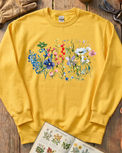 Wildflower Meadow Botanical Sweatshirt