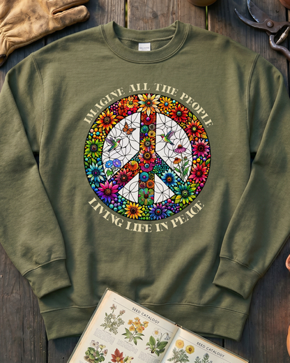 Hippie Plant Lover Sweatshirt