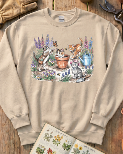 90s Cat Gardeners Sweatshirt