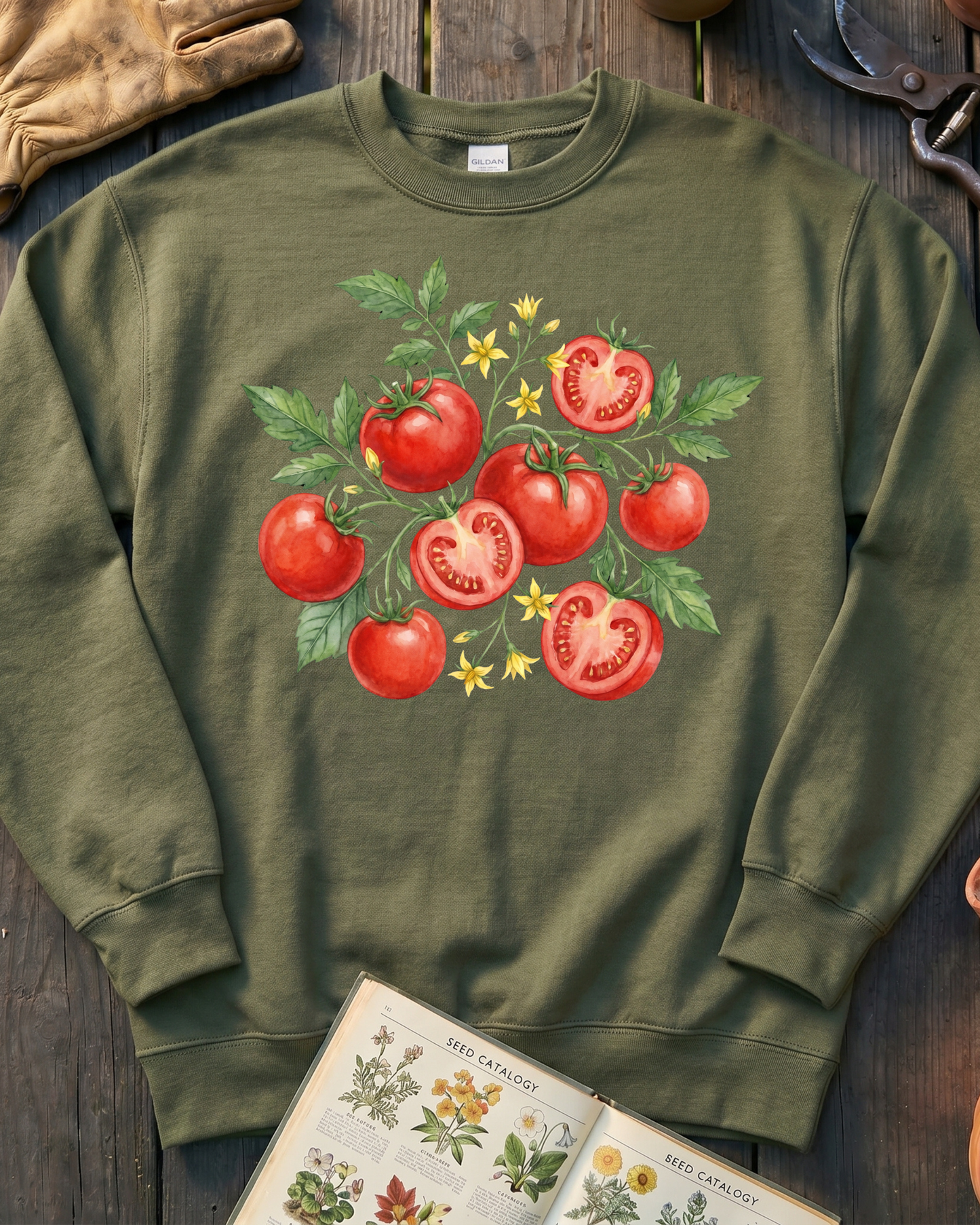 Heirloom Tomato Bloom Sweatshirt