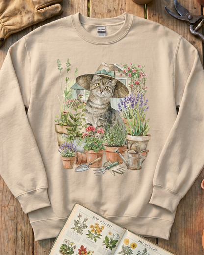 Cat And Plant Sweatshirt