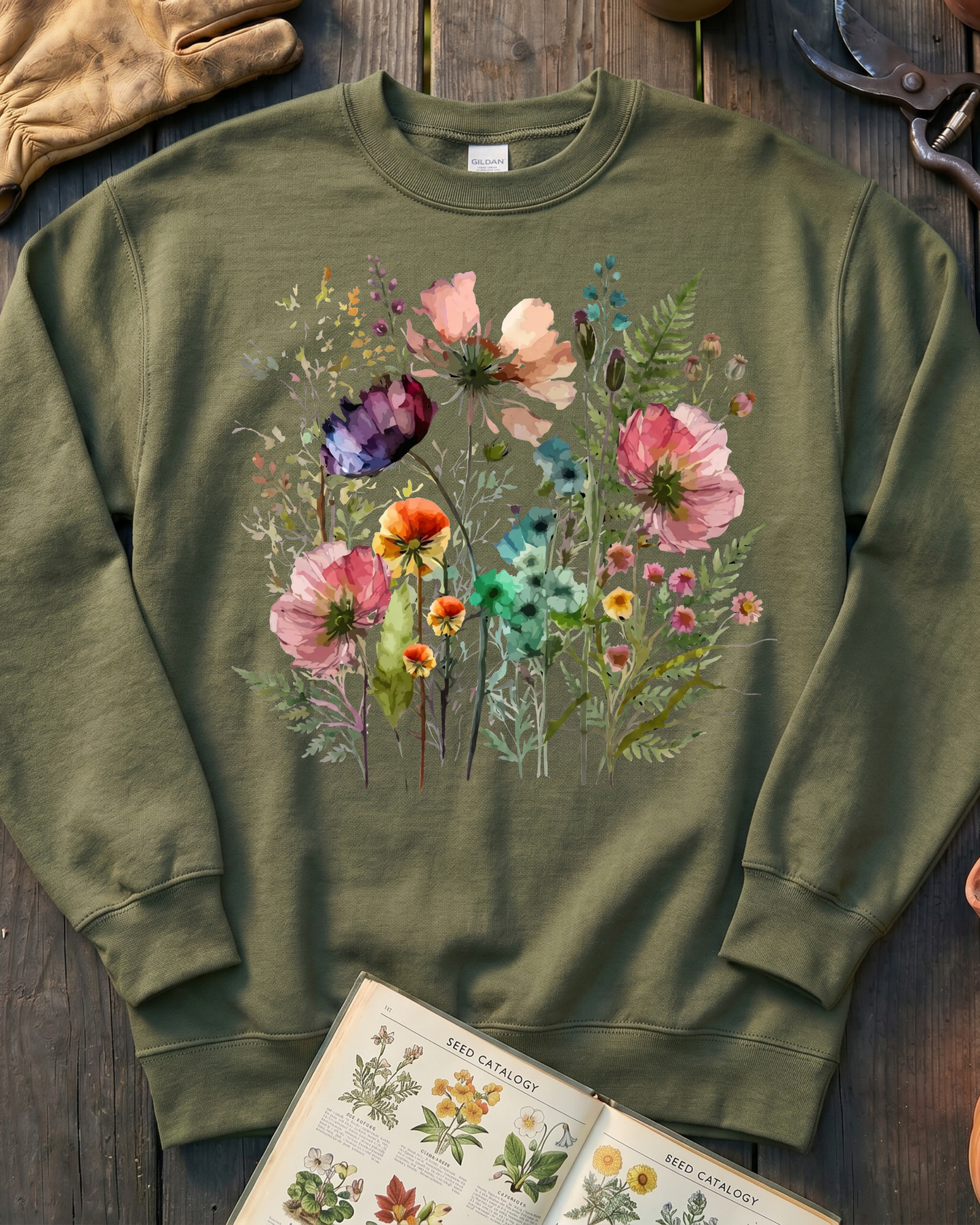 Soft Meadow Bloom Sweatshirt