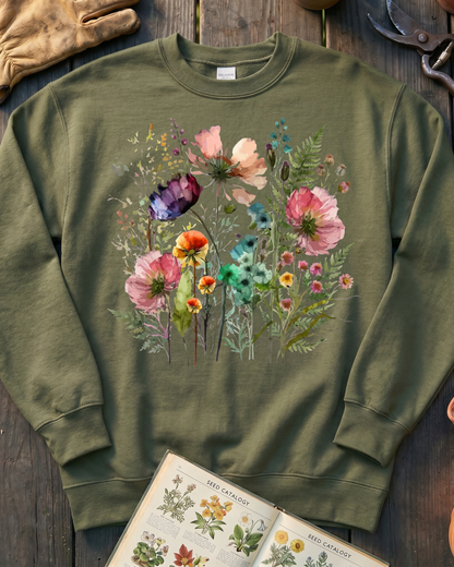 Soft Meadow Bloom Sweatshirt