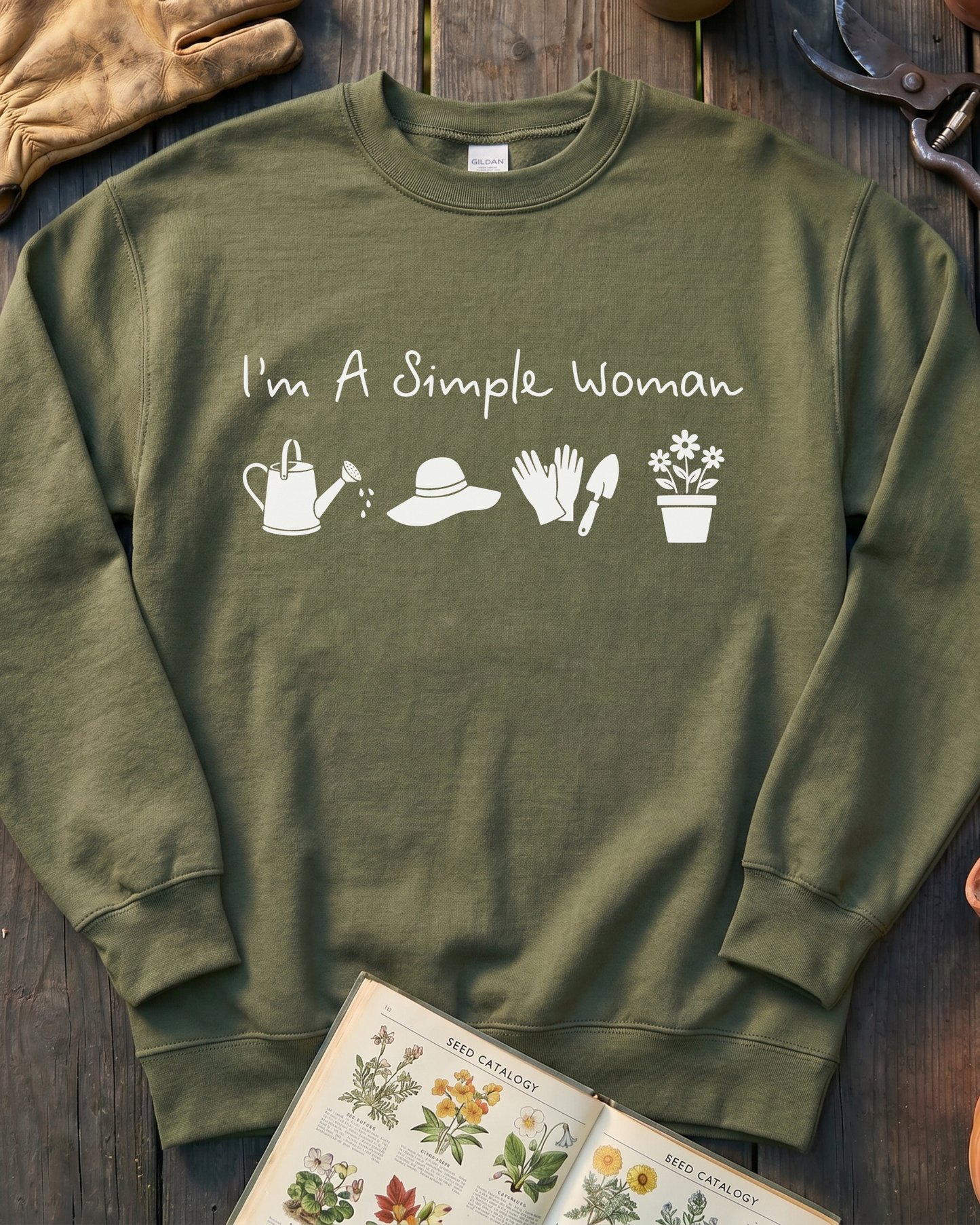Simple Woman Garden Sweatshirt