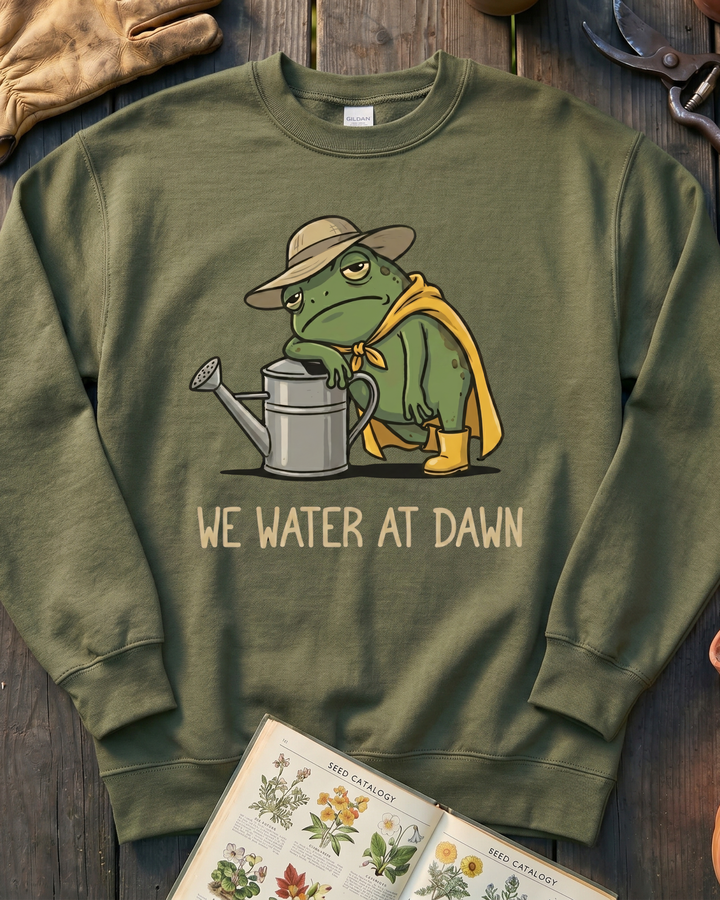 Frog Gardener Mood Sweatshirt