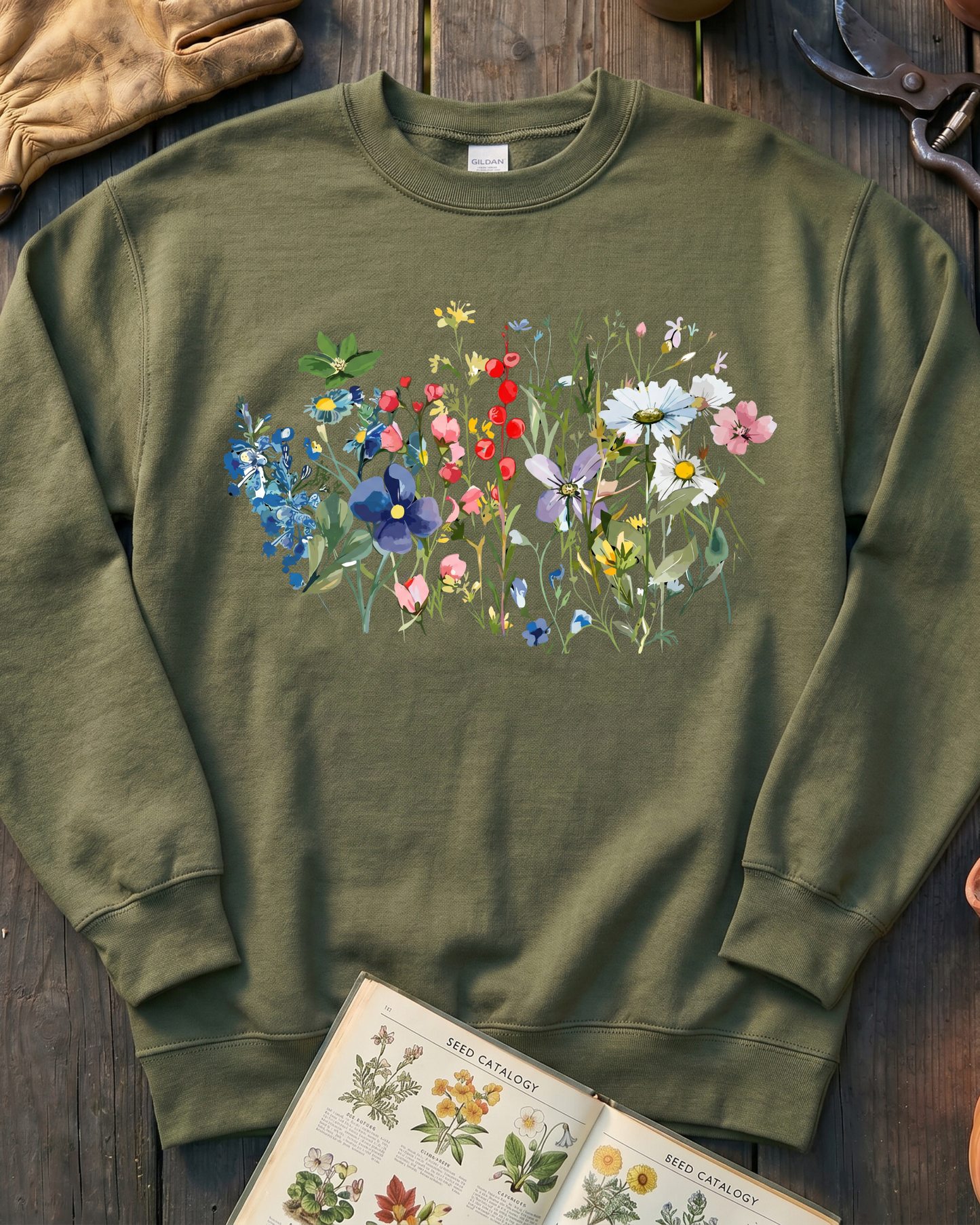 Wildflower Meadow Botanical Sweatshirt