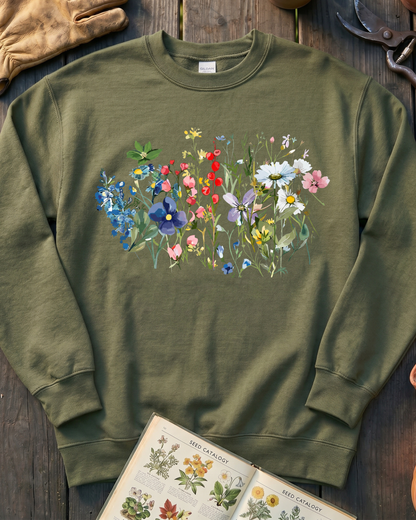 Wildflower Meadow Botanical Sweatshirt