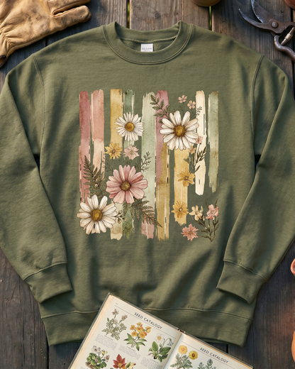 Soft Wildflower Bloom Sweatshirt