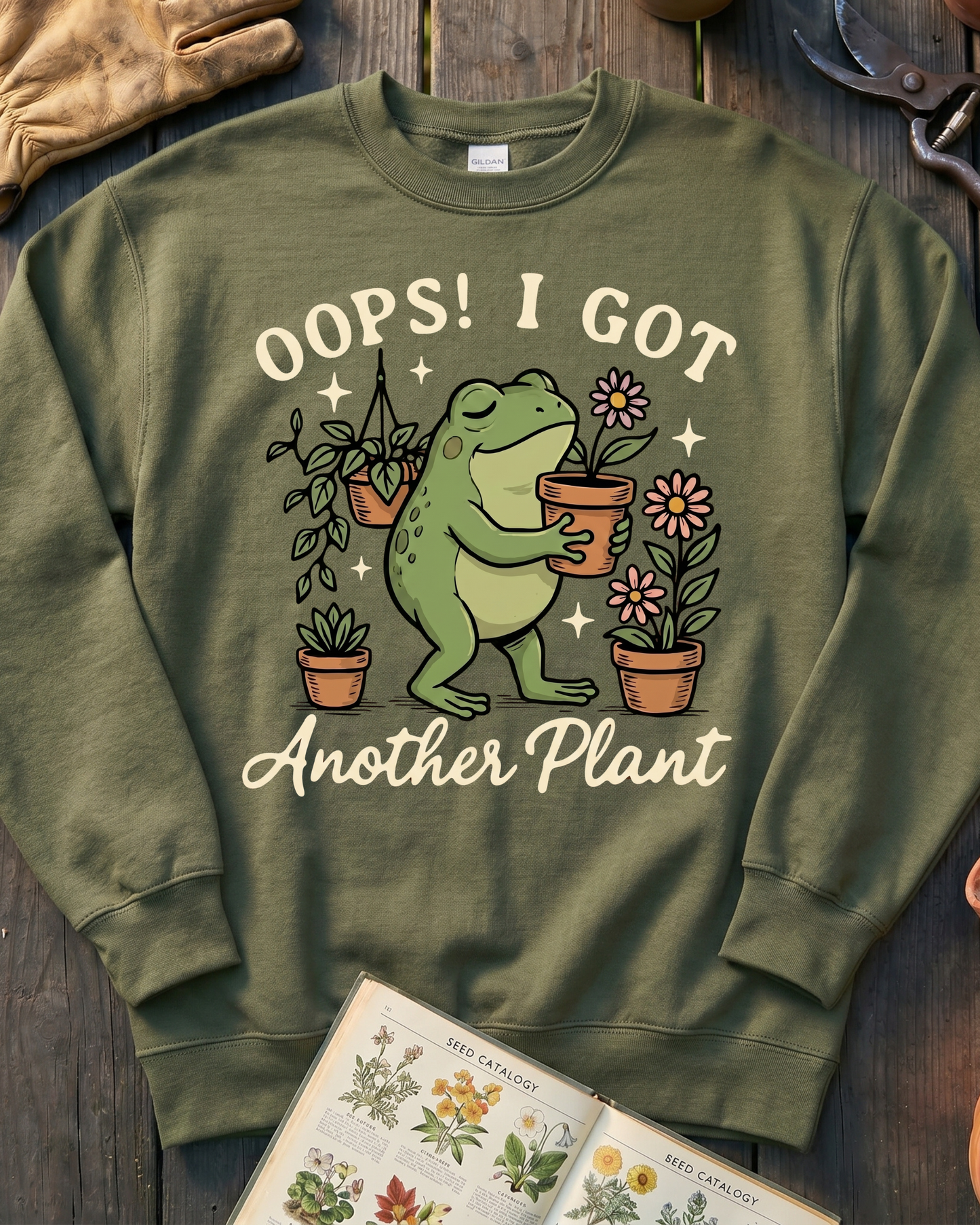 Frog Plant Lover Sweatshirt