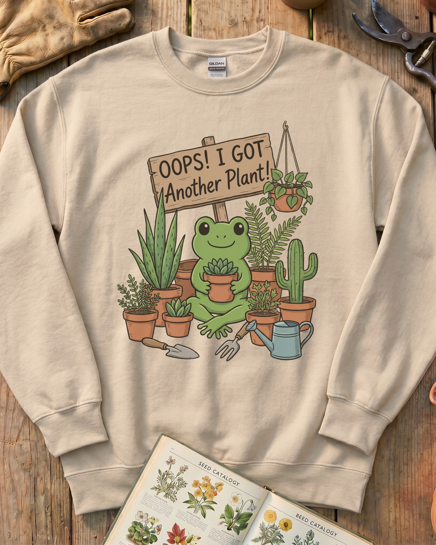 Minimalist Plant Lover Sweatshirt