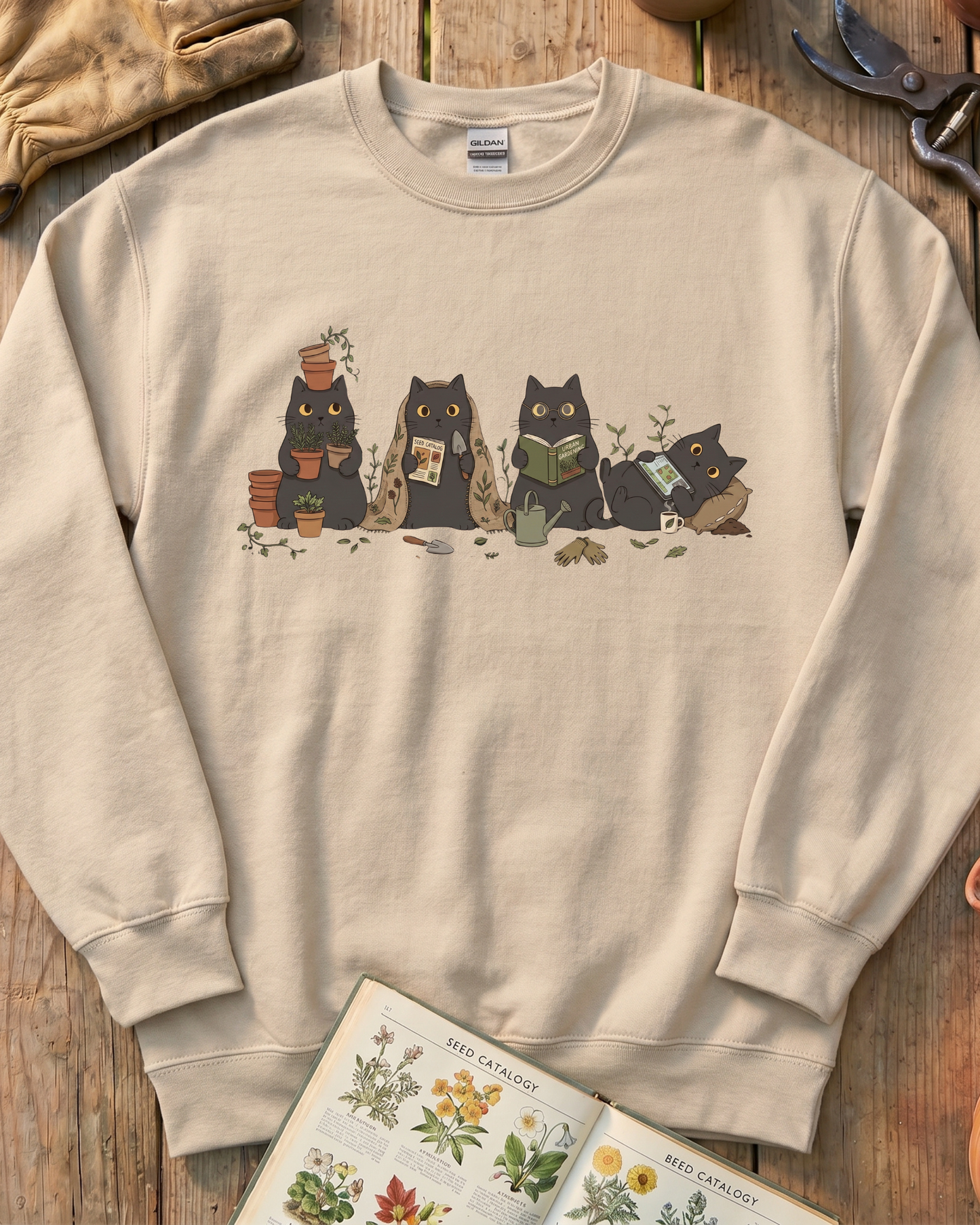 Black Cats Sweatshirt