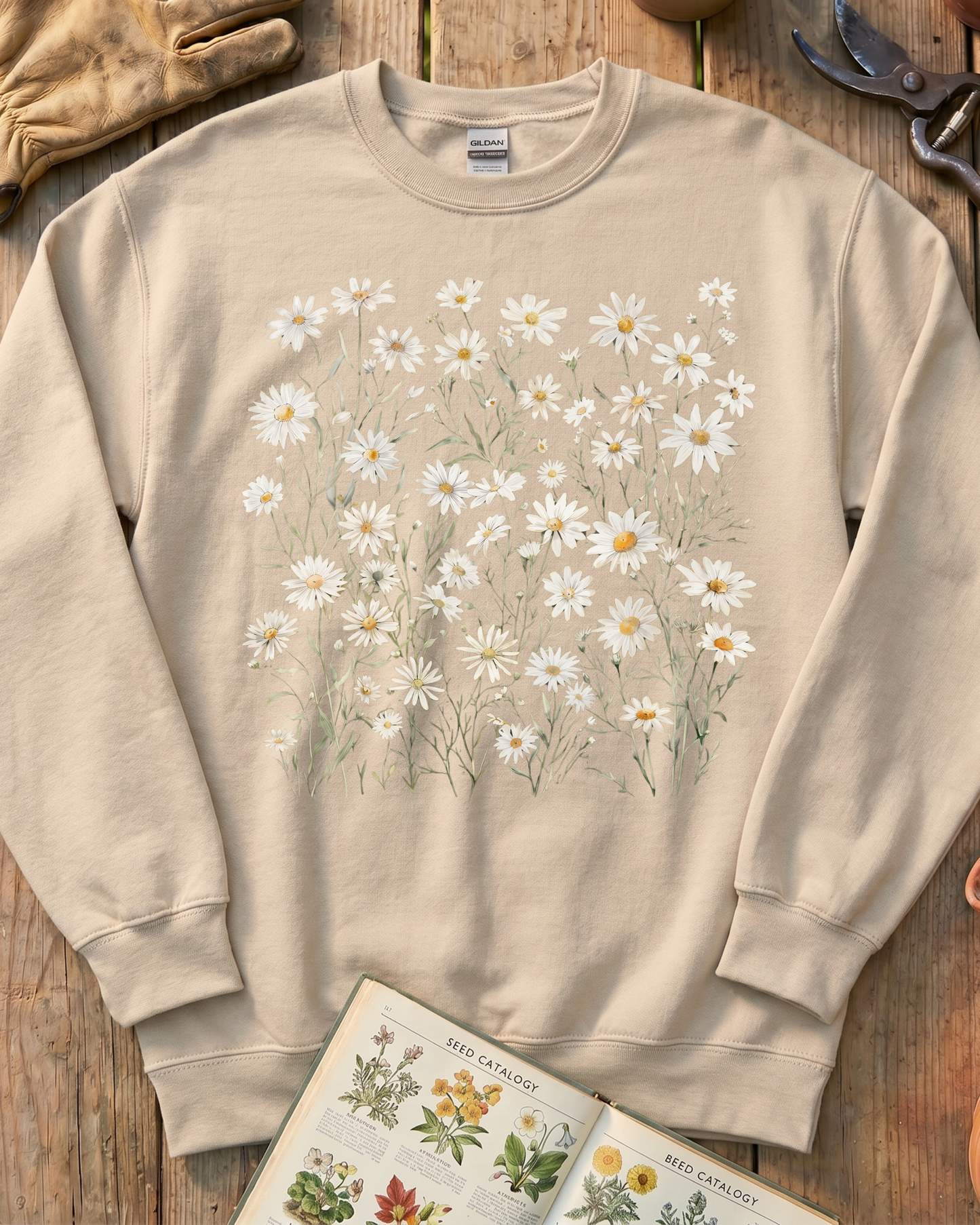 Daisy Flower Sweatshirt