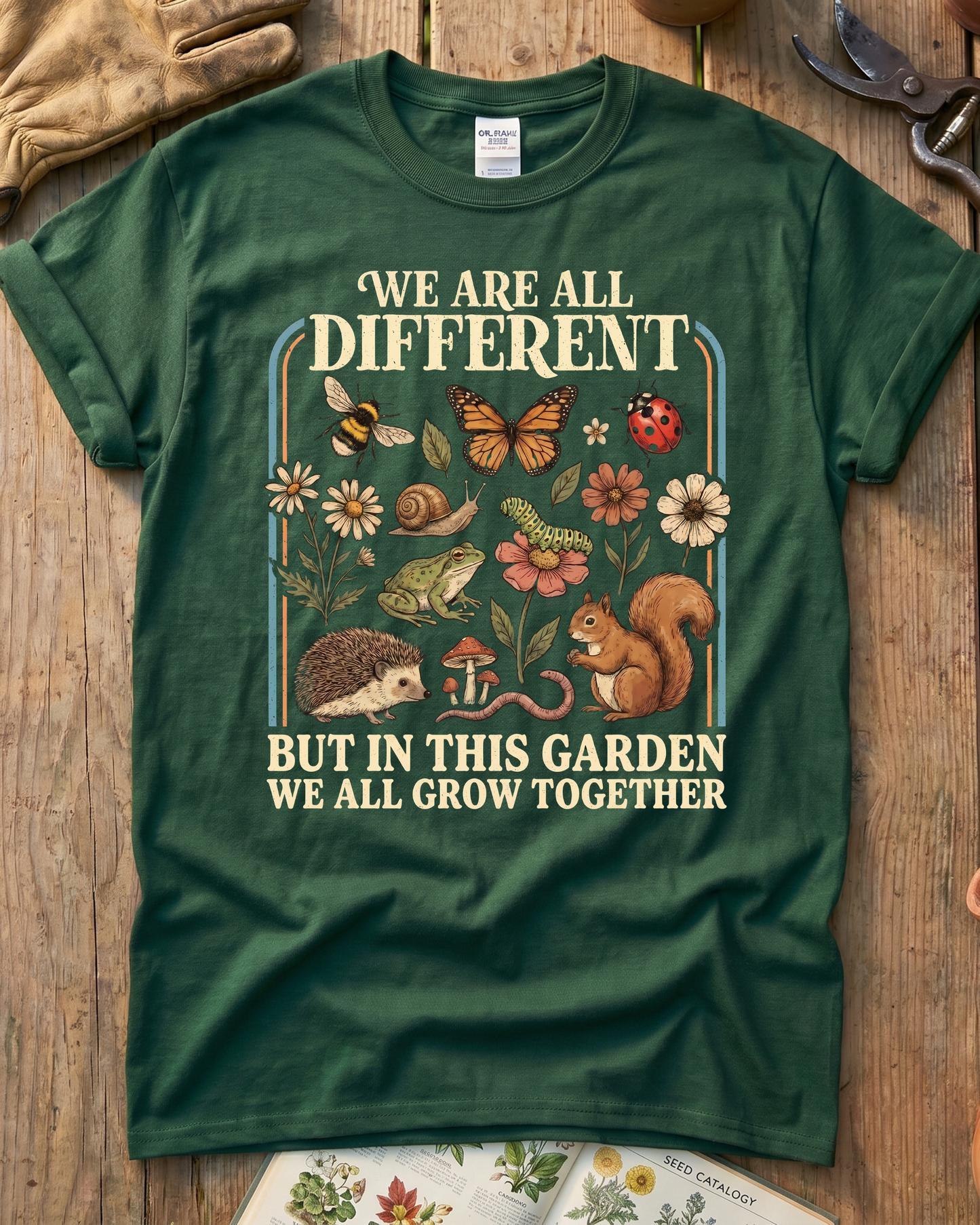 Grow Together Retro Garden T-Shirt