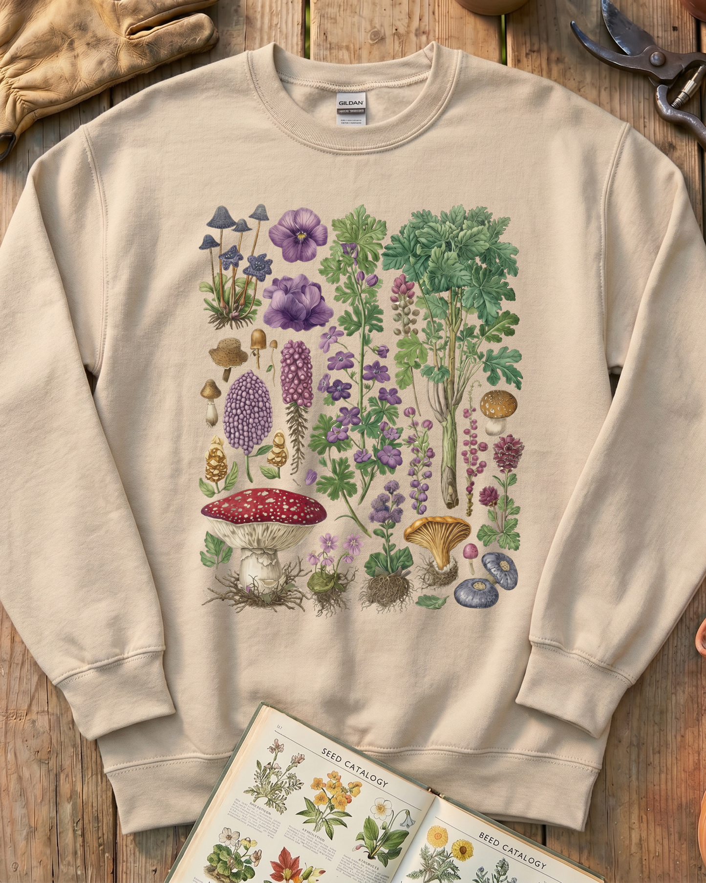 Herbal Plants Sweatshirt