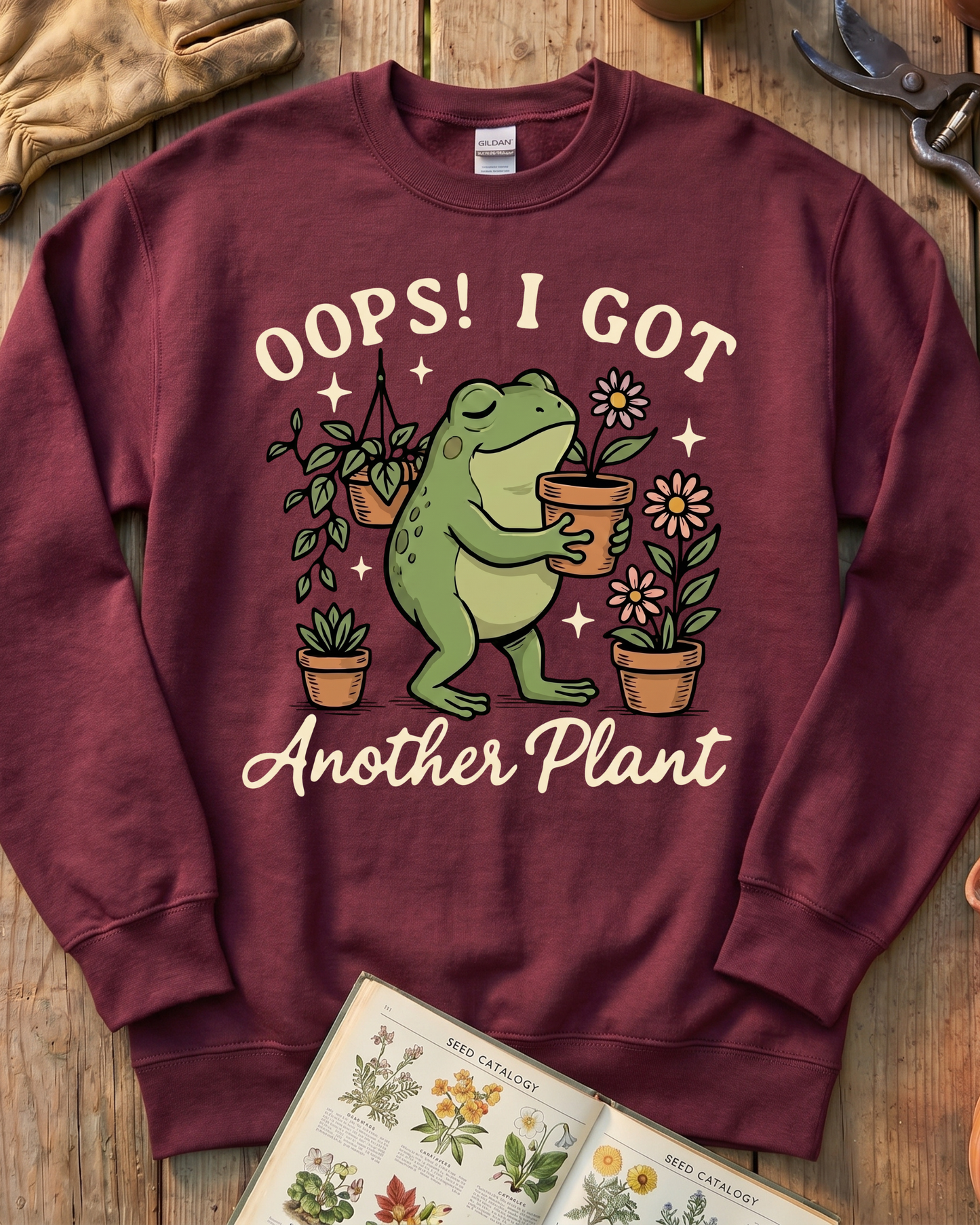 Frog Plant Lover Sweatshirt
