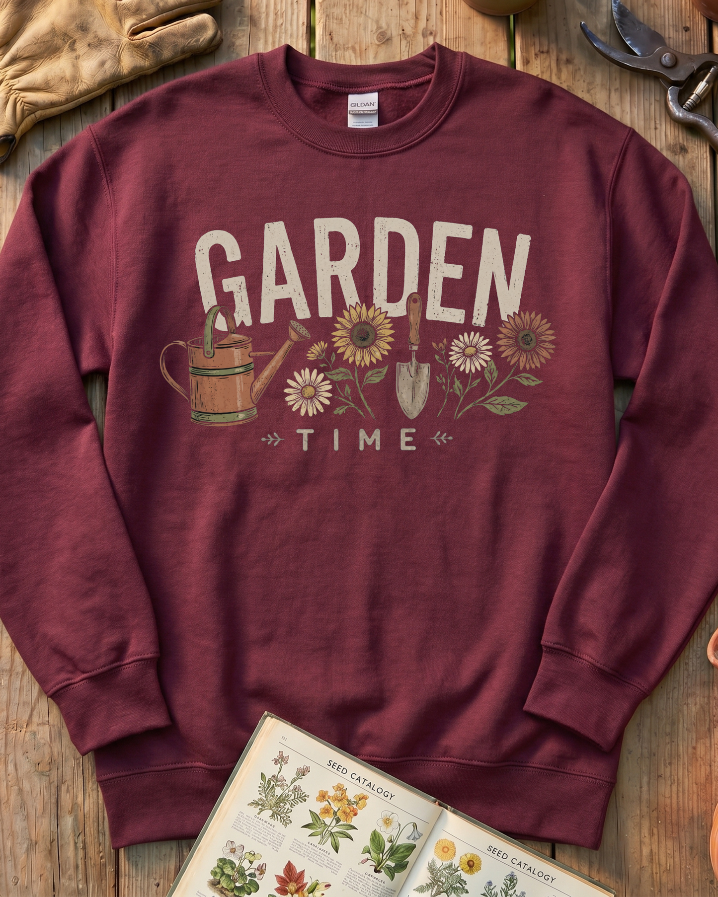 Sunflower Garden Time Sweatshirt