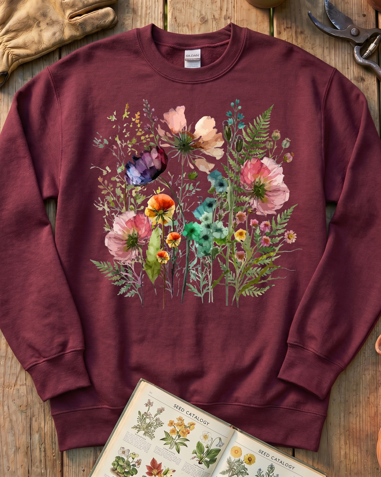 Soft Meadow Bloom Sweatshirt