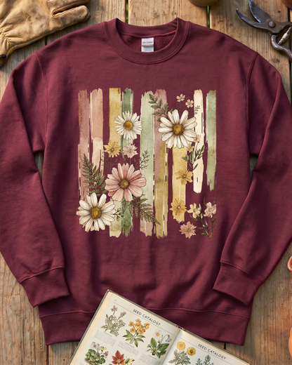 Soft Wildflower Bloom Sweatshirt