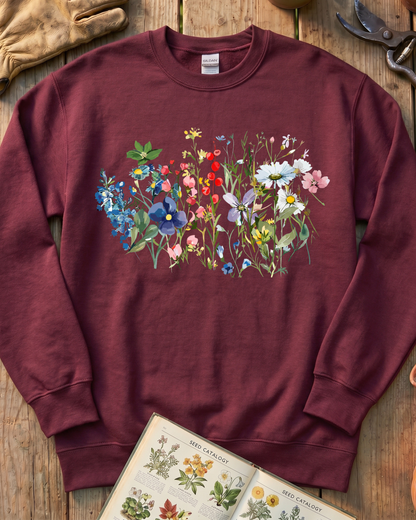 Wildflower Meadow Botanical Sweatshirt