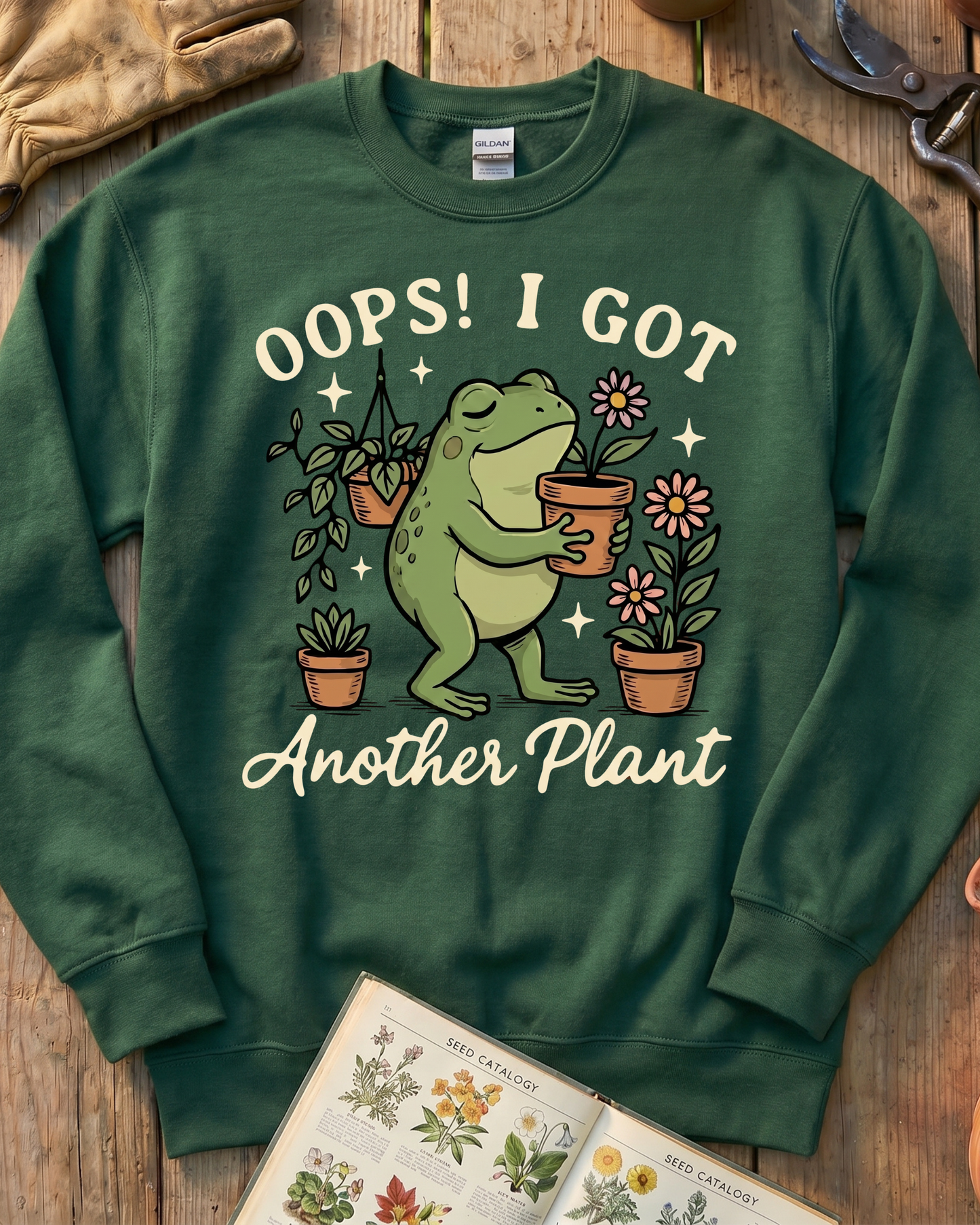 Frog Plant Lover Sweatshirt