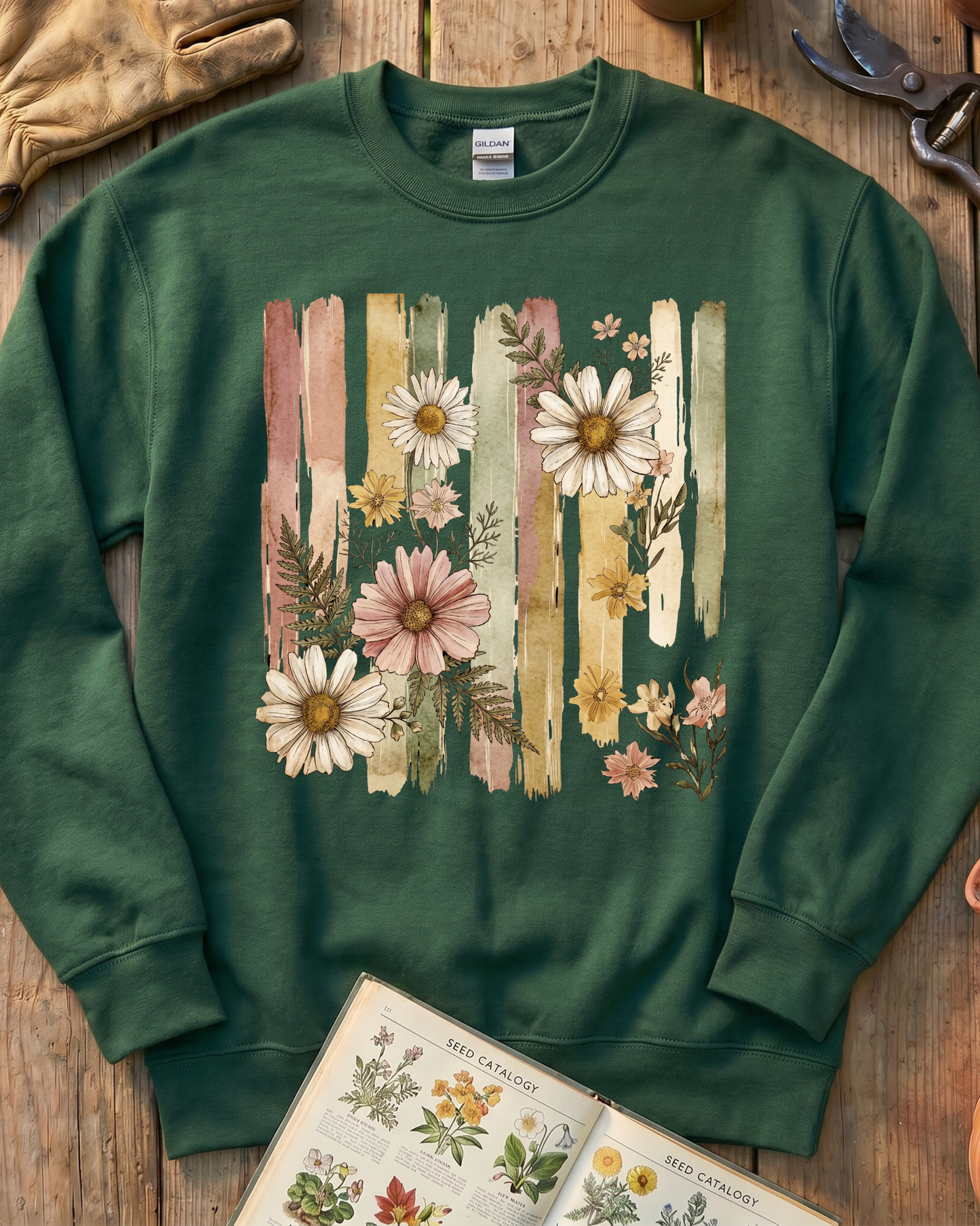 Soft Wildflower Bloom Sweatshirt