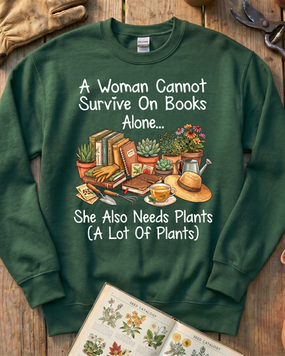 Vintage Botanical Wildflower Native Plants Sweatshirt
