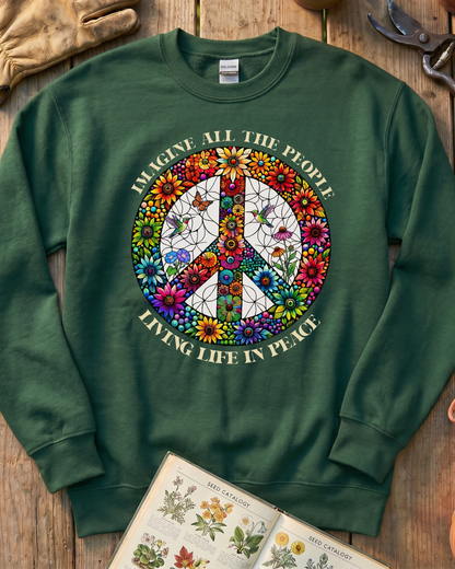 Hippie Plant Lover Sweatshirt